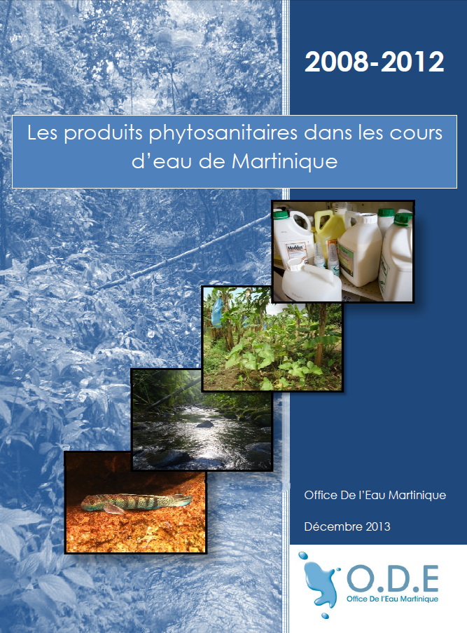 Les produits phytosanitaires dans les cours d'eau de Martinique - Atlas des pesticides